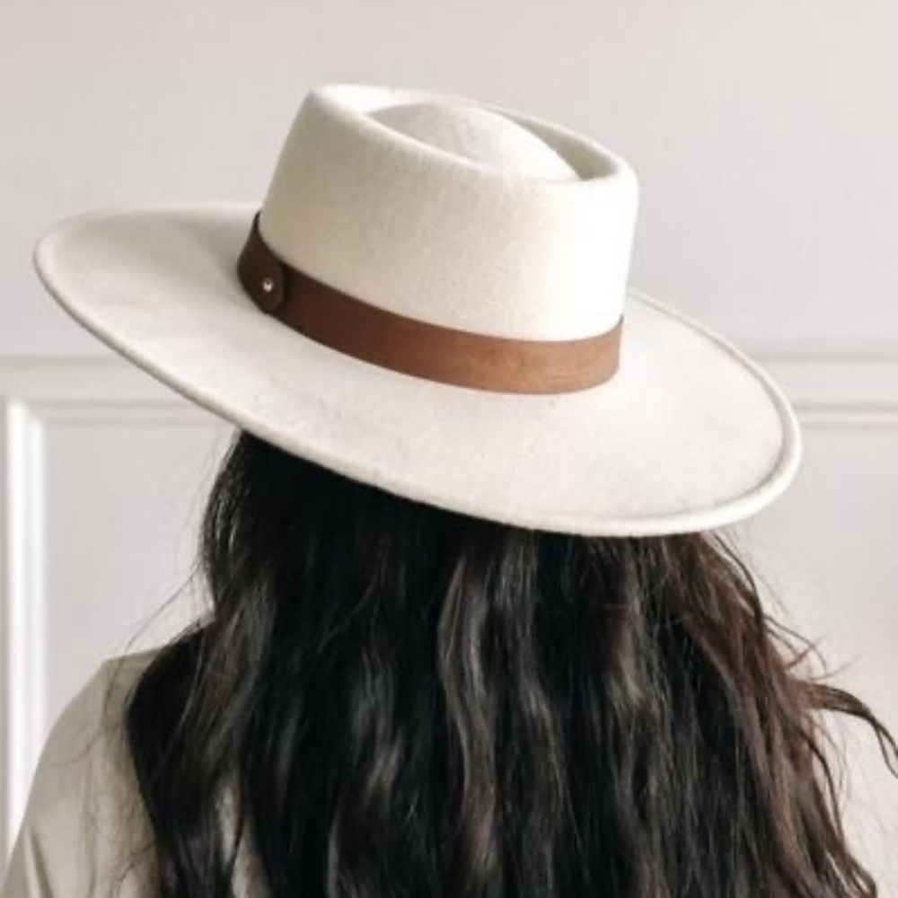 wool boater hat